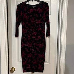 Adrienna Papell Knee-Length 3/4 Sleeve Dress